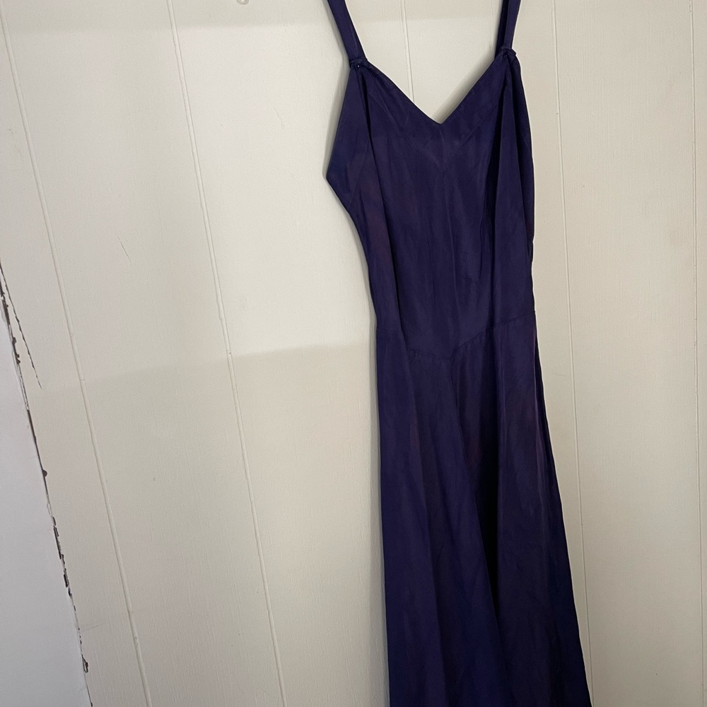 Blue light weight dress.